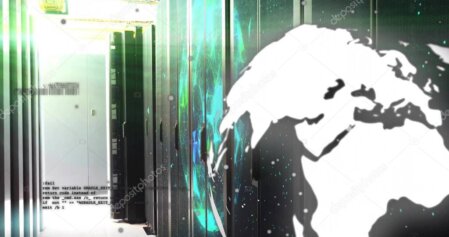 Rechenzentrum mit Serverracks